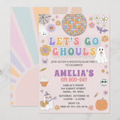 Halloween Uitnodiging voor verjaardag, bewerkbaar  (Voorkant / Achterkant)