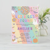 Halloween Uitnodiging voor verjaardag, bewerkbaar  (Staand voorkant)