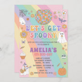 Halloween Uitnodiging voor verjaardag, bewerkbaar  (Voorkant / Achterkant)