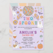 Halloween Uitnodiging voor verjaardag, bewerkbaar  (Voorkant / Achterkant)