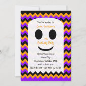 Halloween Uitnodiging voor Verjaardag, Halloween G (Voorkant)