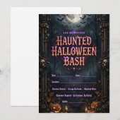 Halloween uitnodigingen (Voorkant / Achterkant)