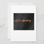 Halloween-uitnodigingen (Achterkant)