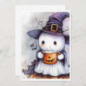 Halloween-uitnodigingen (Voorkant / Achterkant)