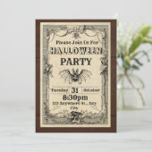 Halloween Uitnodigingen 2024 (Staand voorkant)