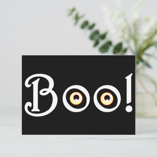 Halloween Uitnodigingen Gepersonaliseerde Hallowee (Staand voorkant)