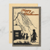  Halloween-uitnodigingen Kaart (Voorkant / Achterkant)