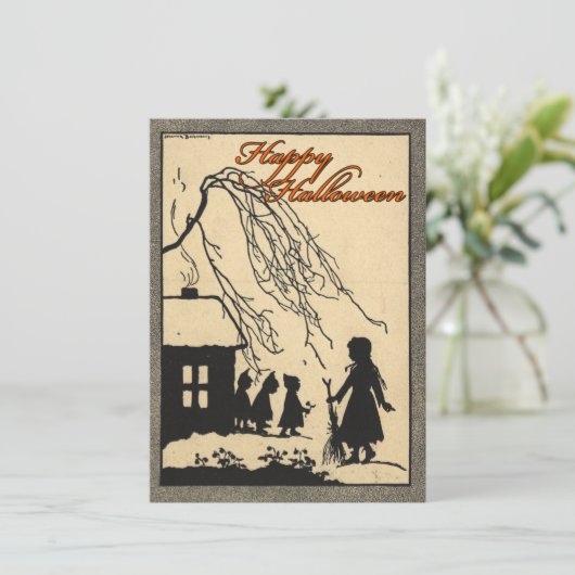  Halloween-uitnodigingen Kaart (Staand voorkant)