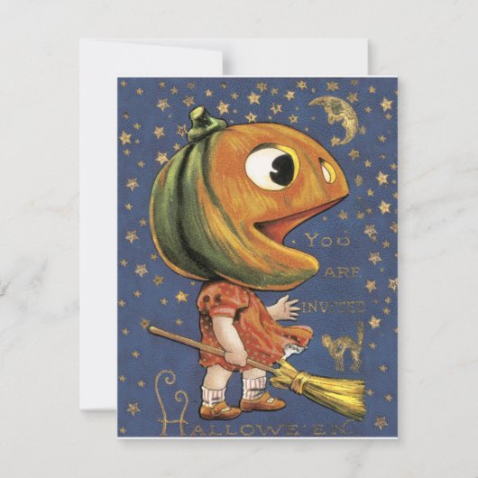 Halloween-uitnodigingen Kaart (Voorkant)