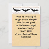 Halloween-uitnodigingen Kaart (Achterkant)