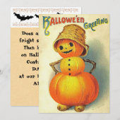 Halloween-uitnodigingen Kaart (Voorkant / Achterkant)