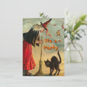 Halloween-uitnodigingen Kaart (Staand voorkant)