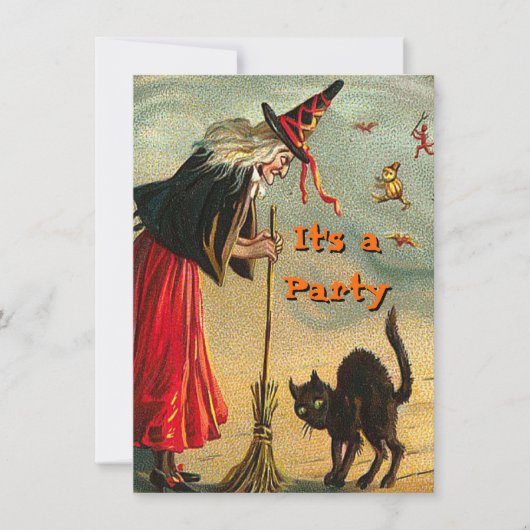 Halloween-uitnodigingen Kaart (Voorkant)