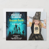 Halloween-uitnodigingen met foto kaart (Voorkant)