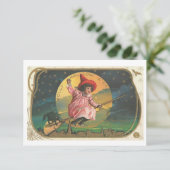 Halloween-uitnodigingen op een kamer Kaart (Staand voorkant)