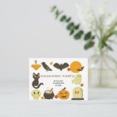 Halloween Uitnodigingen Spooky Viering (Staand voorkant)