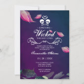 Halloween Uitnodigingen Sweet 16 Verjaardagsfeestj (Voorkant)