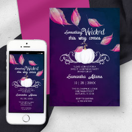 Halloween Uitnodigingen Sweet 16 Verjaardagsfeestj