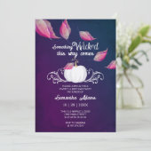 Halloween Uitnodigingen Sweet 16 Verjaardagsfeestj (Staand voorkant)