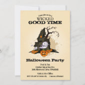 Halloween-uitnodigingen voor het gehakt huis (Voorkant)