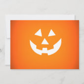 Halloween-uitnodigingskaart Kaart (Achterkant)