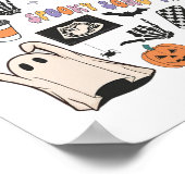 Halloween Ultrasound Tech Herfst Autumn Sonograaf Poster (Hoek)