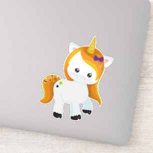 Halloween Unicorn, Magic Unicorn, Cute Unicorn Sticker