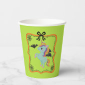 Halloween Unicorn Papieren Bekers (Voorkant)