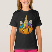 Halloween Unicorn Pumpkin T-shirt (Voorkant)