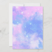 Halloween Unicorn Uitnodiging (Achterkant)