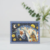 HALLOWEEN UNICORNS, STAR HORSE & COLT FANTASY BRIEFKAART (Staand voorkant)