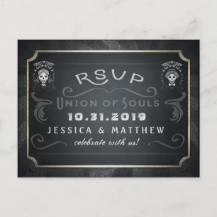 Halloween Union of Souls Matching RSVP Briefkaart