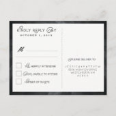 Halloween Union of Souls Matching RSVP Briefkaart (Achterkant)