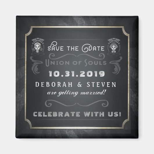 Halloween Union of Souls Save the Date Magnet (Voorkant)