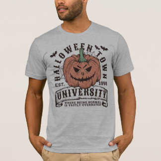 Halloween Universiteit met Pompoen T-shirt