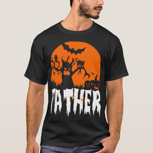 Halloween Vader eng 31 oktober cadeau T-shirt (Voorkant)