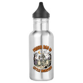 Halloween Vader Kleine Monsters Nacht Waterfles (Links)