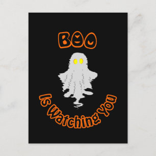 Halloween Vakantie Ansichtkaart   Boe Houdt Je In  Feestdagenkaart