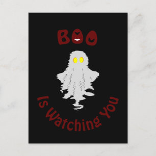 Halloween Vakantie Ansichtkaart   Boo Houdt Je In  Feestdagenkaart