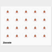 Halloween-vakantie Hart Sticker (Vel)