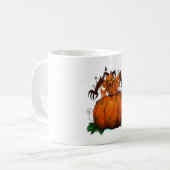 Halloween-vakantie Koffiemok (Voorkant links)