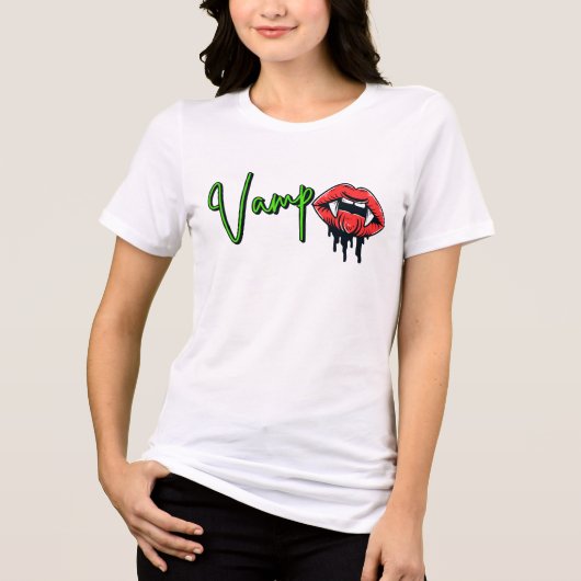 Halloween Vamp Shirt for Ladies (Voorkant)