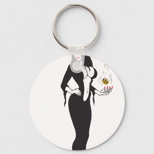halloween vamp witje sleutelhanger (Voorkant)
