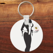 halloween vamp witje sleutelhanger (Voorkant)