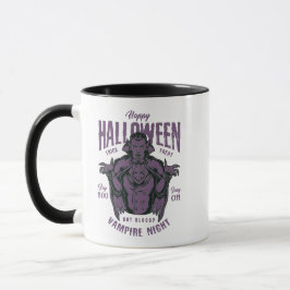 Halloween Vampier Nacht Mok – Gotische Griezelen