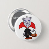 Halloween Vampier Trick or Treat Ronde Button 5,7 Cm (Voorkant /achterkant)