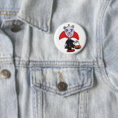 Halloween Vampier Trick or Treat Ronde Button 5,7 Cm (In situ)