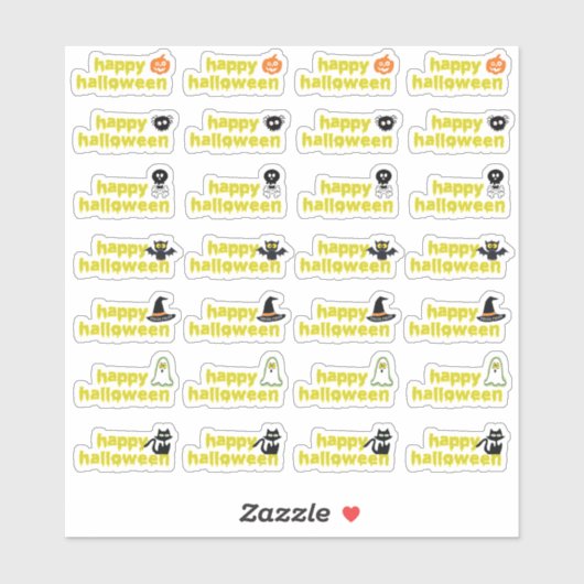 Halloween Vampier Vleermuis Spin Web Skull Witch P Sticker (Vel)