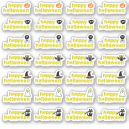 Halloween Vampier Vleermuis Spin Web Skull Witch P Sticker