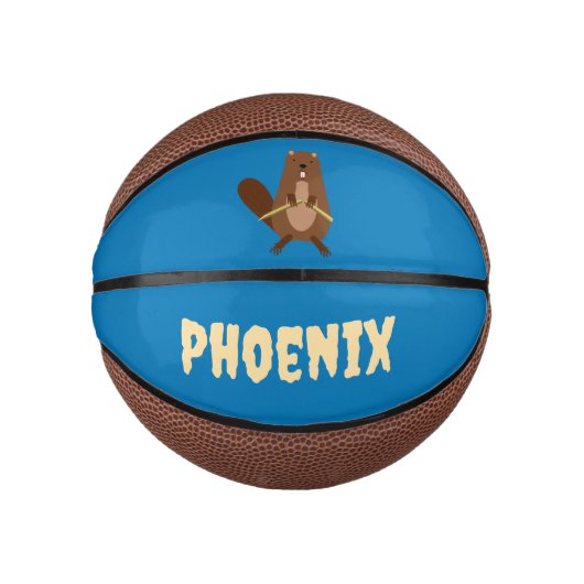 Halloween Vampierbever Aangepaste Naam Basketbal (Voorkant)